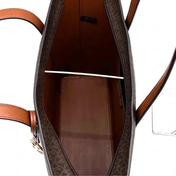 Michael Kors Pratt Large Signature Logo Tote Bag & Large Continental Wallet - Picture 7 of 12